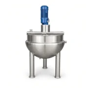 1000L Electric Jacketed Cooking Kettle with Mixer - Image 2