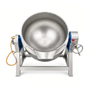 1000L Electric Jacketed Kettle with Agitator and Scraper - Image 3