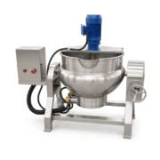 1000L Electric Jacketed Cooking Kettle with Mixer - Image 6