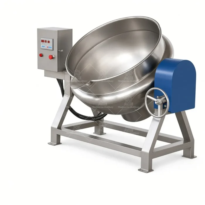 Custom Tilting Jacketed Kettle with Mixer：圖片 6