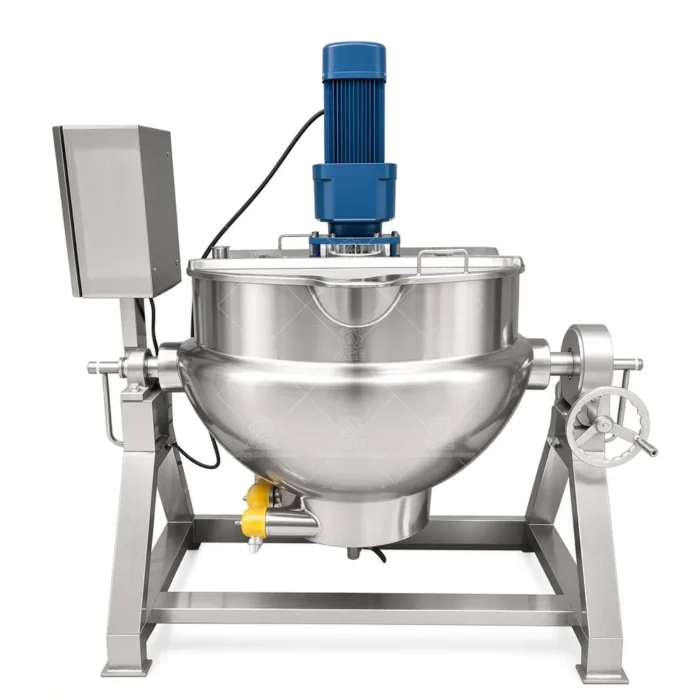 Tilting Jacketed Kettle with Paddle Agitator, 50–1000L - 이미지 2