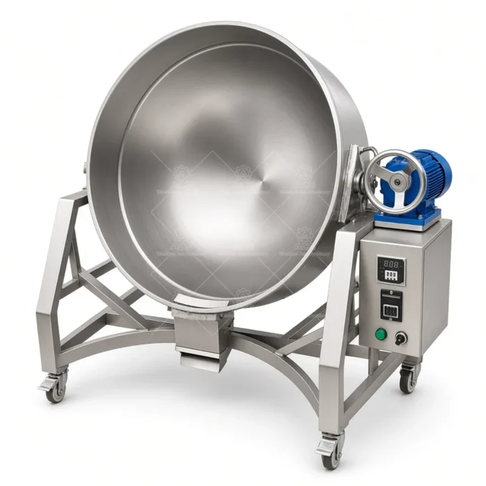 Tilting Jacketed Kettle with Paddle Agitator, 50–1000L - 이미지 6
