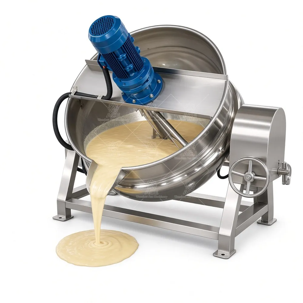 1 (369).webp Tilting Jacketed Kettle with Paddle Agitator, 50–1000L:圖片 1