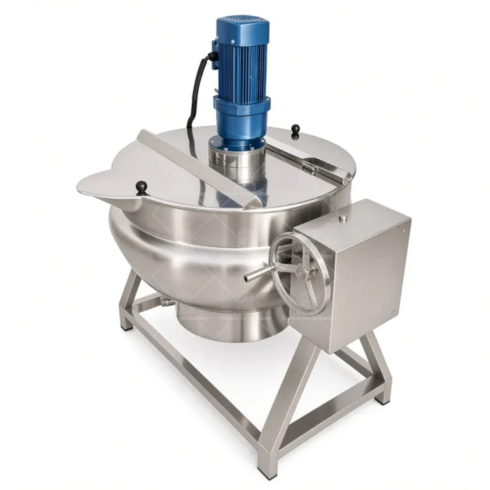 100L Electric Jacketed Kettle with Optional Mixer - Gambar 5