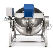 100L Electric Vacuum Jacketed Cooking Kettle with Wall Scraper