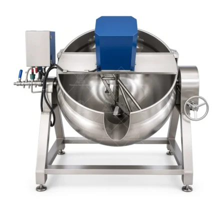100L Electric Vacuum Jacketed Cooking Kettle with Wall Scraper