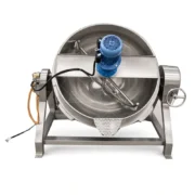 100L Electric Jacketed Cooking Kettle with Optional Agitator for Jam - Image 3