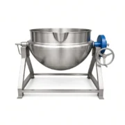 Industrial Jacketed Kettle for Sauce, 50L–1000L with Agitator - Image 3