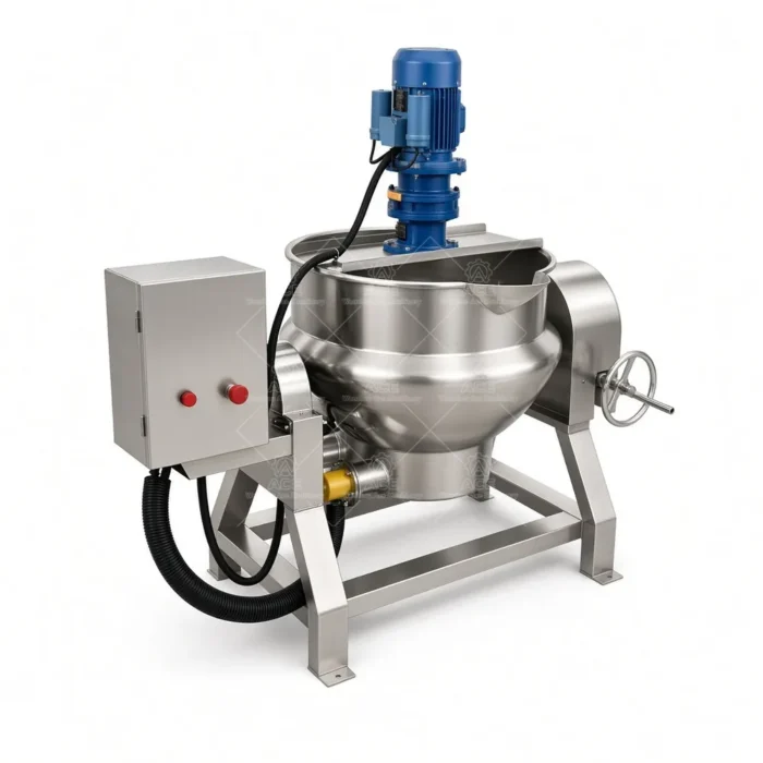 Configurable Gas-Heated Tilting Jacketed Kettle with Agitator, 50–1000L - Image 5