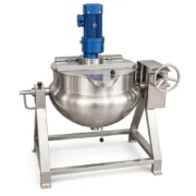 100L Jacketed Kettle with Agitator | Steam or Electric Heating - Image 3