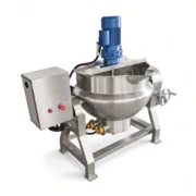 100L Industrial Jacketed Kettle with Mixer for Cassava Processing - Gambar 5