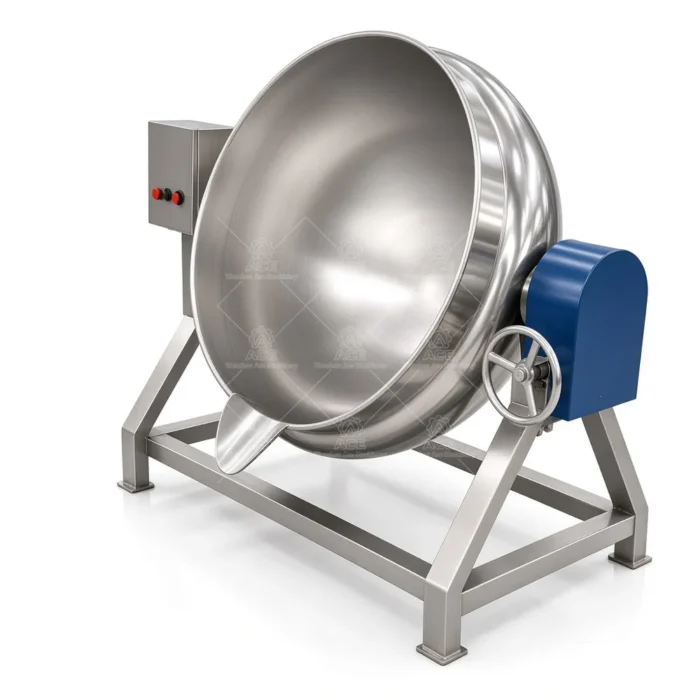 Electric Jacketed Cooking Kettle with Scraper, Tilting Jam Pot - Ảnh 4