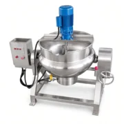 100L Jacketed Cooking Kettle with Agitator for Sauces and Caramel - Image 2