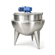 100L Gas-Heated Jacketed Kettle with Agitator for Tomato Sauce - Image 6