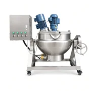 100L Gas-Heated Jacketed Kettle with Agitator for Tomato Sauce
