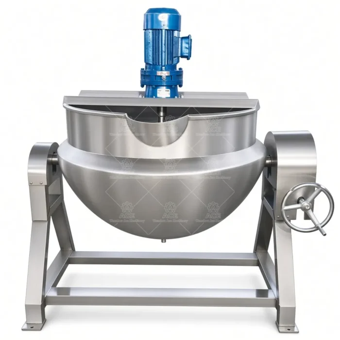 100L Jacketed Cooking Kettle with Agitator | Gas, Electric or Steam - Image 6