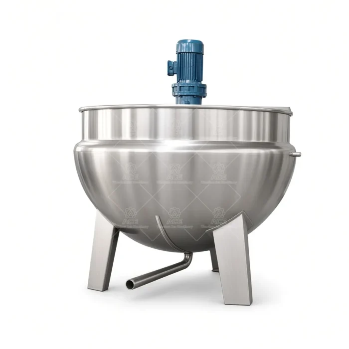 Jacketed Cooking Kettle with Agitator for Candy Syrup Jam and Sauce - Gambar 6