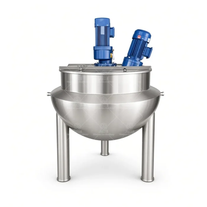 Industrial Jacketed Kettle for Sauce, Jam and Food Processing - Imagem 6