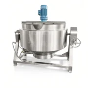 200L Tilting Electric Jacketed Kettle with Agitator - 이미지 3