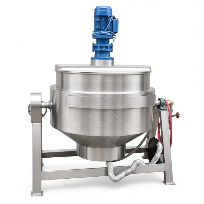 200L Jacketed Cooking Kettle with Mixer for Food Processing - 이미지 6