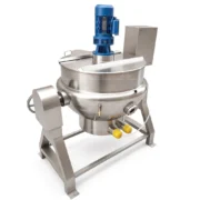 300L Steam Jacketed Kettle with Agitator for Mashed Potatoes - Image 3