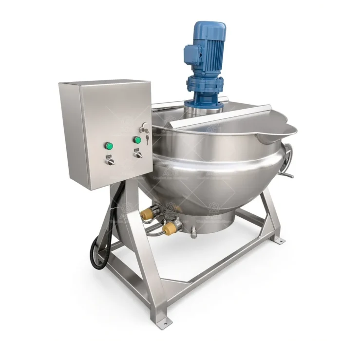 300L Electric Tilting Jacketed Kettle for Jam, Halwa & Sauce - 이미지 3