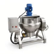 300L Steam-Heated Jacketed Kettle with Agitator for Mashed Potatoes - Image 3