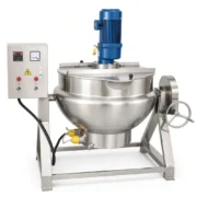 304 Electric Tilting Jacketed Kettle with Control Box for Soup and Jam：圖片 2