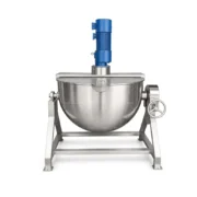 304 Stainless Steel Electric Jacketed Kettle with Mixer for Food Processing - 이미지 3