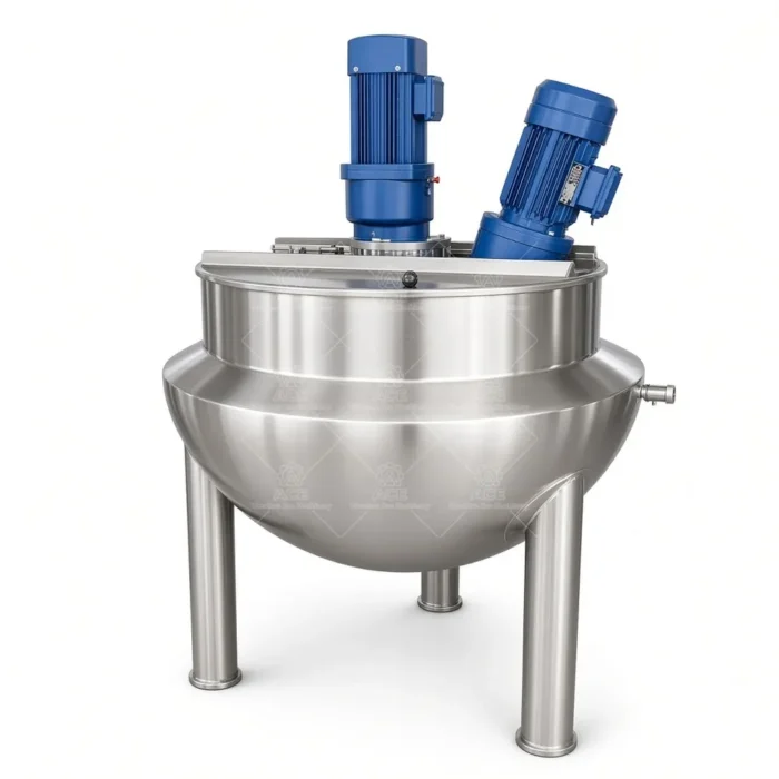 316L Acid Resistant Electric Jacketed Kettle with Agitator for Food Processing - Gambar 5