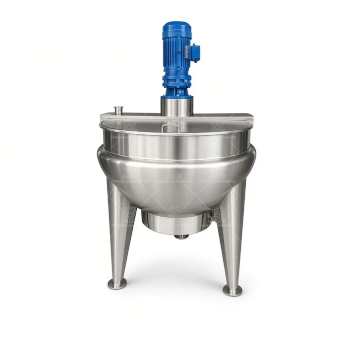 Vertical Jacketed Kettle with Agitator | Electric, Steam or Gas - Image 6