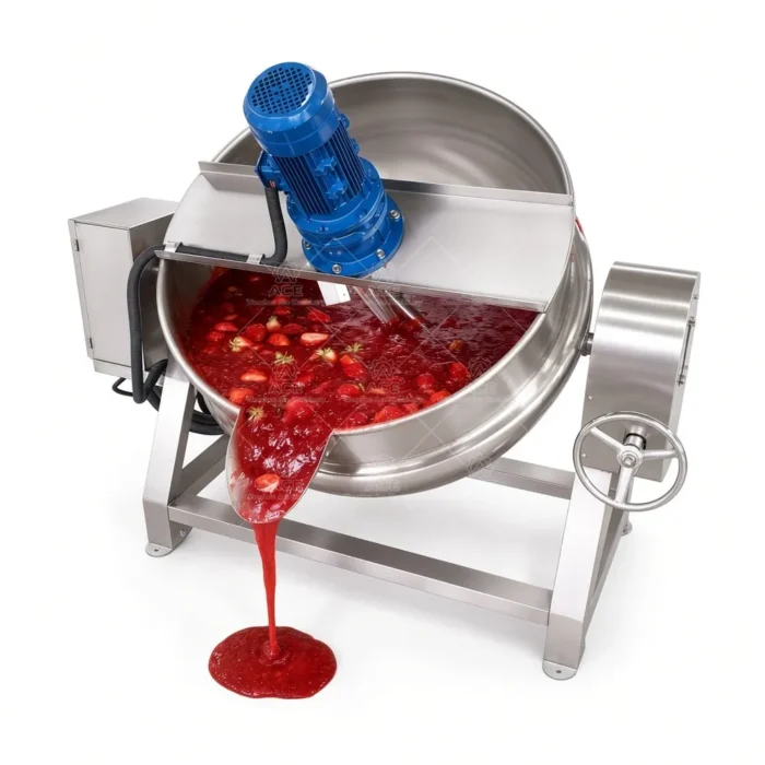Jacketed Kettle for Candy, Sauces, Jams, Soups and Fillings - Imagem 6