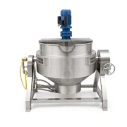 Industrial Jacketed Kettle with Mixer for Tomato Sauce and Food Processing - Gambar 6