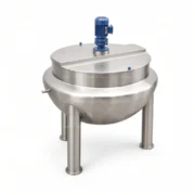 Industrial Jacketed Cooking Kettle with Mixer for Food Processing