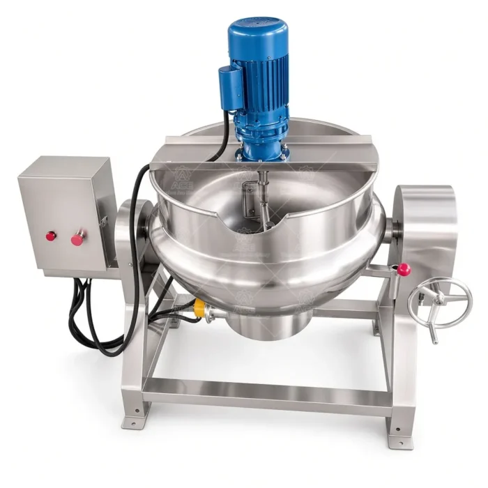 50L Jacketed Cooking Kettle with Agitator for Jam and Food Processing - รูปภาพ 5