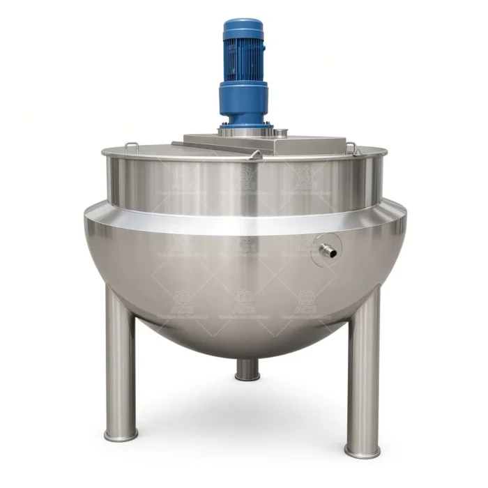 600L Commercial Jacketed Kettle for Food Processing - Imagen 2