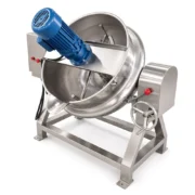 SS304 LPG Gas Jacketed Cooking Kettle with Agitator - Image 5