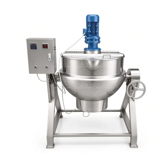 Jacketed Cooking Kettle for Jam, Sauce, and Food Processing - 이미지 2