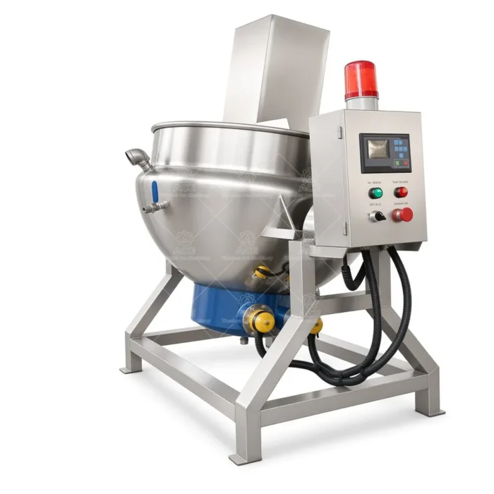 Customizable Sugar Melting Jacketed Kettle with Electric Heating - Image 6