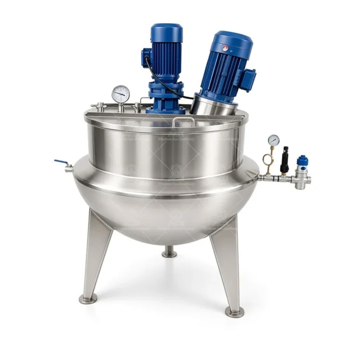 Jacketed Cooking Kettle with Mixer for Sauce, Jam and Soup - Imagen 2