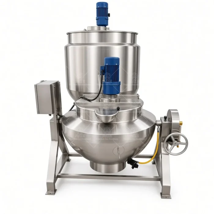 Electric Stirring Jacketed Kettle for Jam and Jelly Making - Image 5