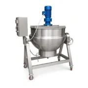 500L Electric Jacketed Cooking Kettle with Optional Mixer - Image 4