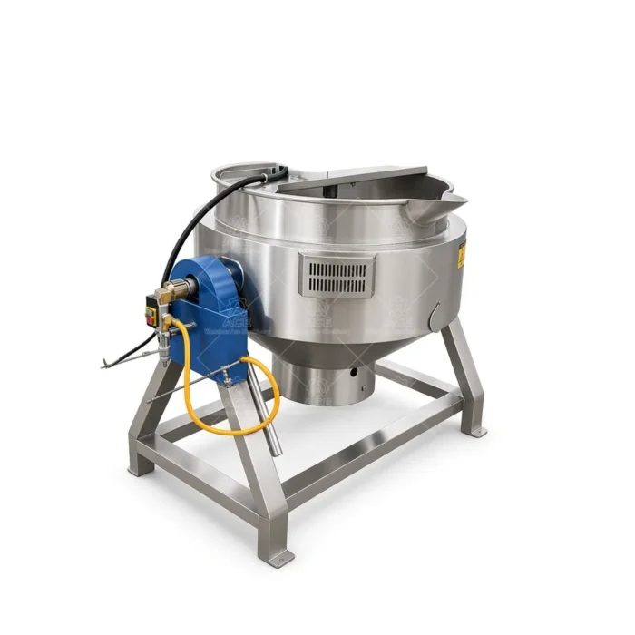 Tilting Electric Jacketed Kettle for Food Processing - Ảnh 3