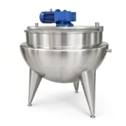 Olla eléctrica inclinable con chaqueta para procesamiento de alimentos