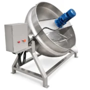 Chili Sauce Jacketed Kettle with Mixer for Bean Paste Processing - Image 4