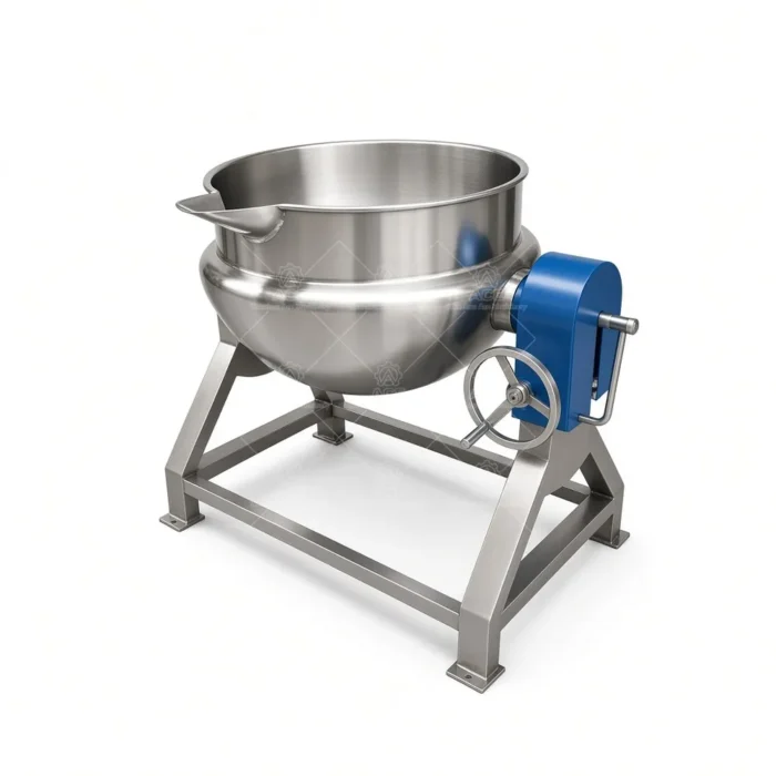 Industrial Steam Jacketed Kettle with Scraper Agitator：圖片 4