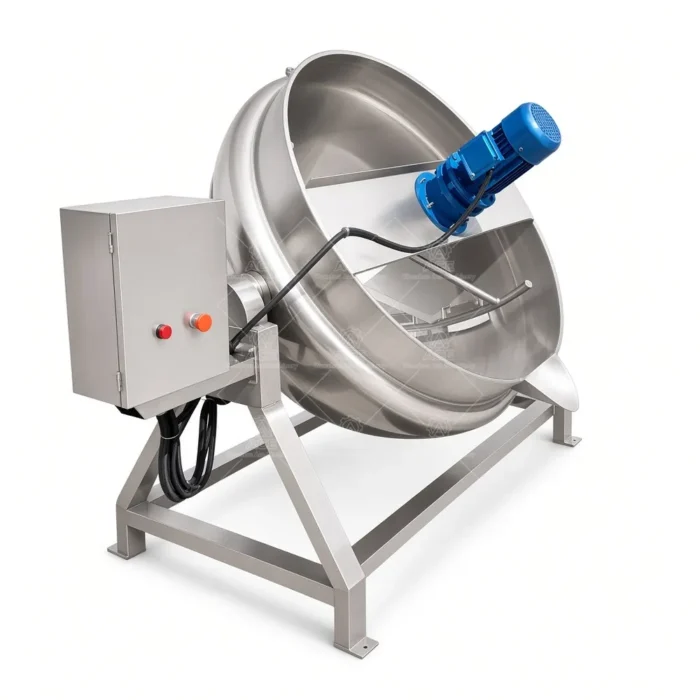 Jacketed Kettle Cooker with Scraper Agitator for Food Processing - Imagen 6