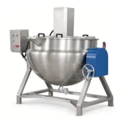 100L Electric Oil-Heated Jacketed Kettle with Automatic Mixer - Image 4