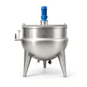 Industrial Jacketed Kettle with Mixer for Jam, Sauce and Food Cooking - Image 6