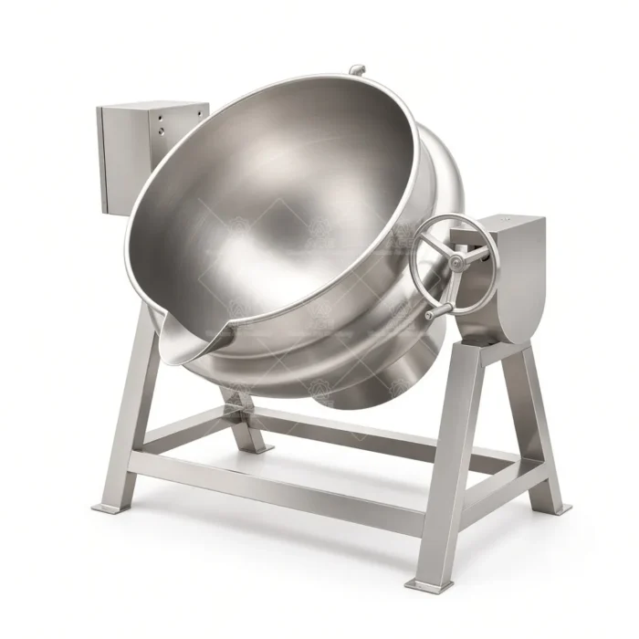 Industrial Jacketed Cooking Kettle with Mixer - 이미지 2